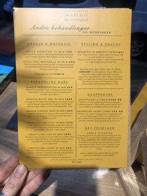 Menu photo 3 MARLOU Stylingbar & Café Oslo, 03 Menu photo 3 MARLOU Stylingbar & Café Oslo, 03