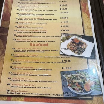 My Thai Cuisine - My Thai Menu January 2025 - Thai Near Me - Ripon, California