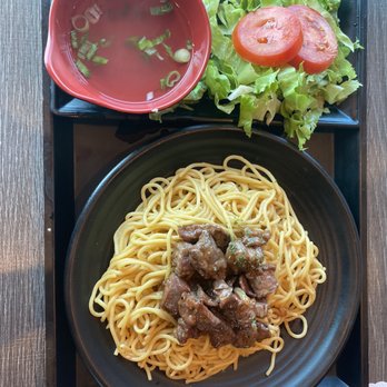 Red Flame - Steak Garlic Noodles - Hot Pot Near Me - Artesia, California Red Flame - Steak Garlic Noodles - Hot Pot Near Me - Artesia, California