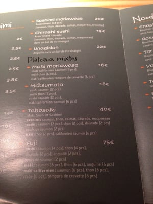 Menu photo 3 Tenshi Sushi Uccle, BRU