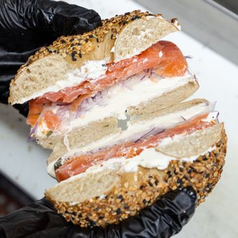 David Doughie's Bagelry - Smoked salmon sandy - Bagels Near Me - Austin, Texas David Doughie's Bagelry - Smoked salmon sandy - Bagels Near Me - Austin, Texas