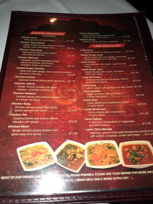 Menu photo 2 Amul India Restaurant Dublin, OH