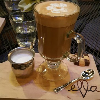 Ella Cafe - Caramel Rosemary Flat White coffee! - Coffee & Tea Near Me - Plantation, Florida Ella Cafe - Caramel Rosemary Flat White coffee! - Coffee & Tea Near Me - Plantation, Florida