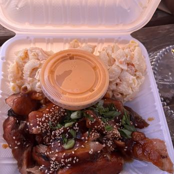 Shaka Shack - Fya cracker chicken w/ Mac Salad - Hawaiian Near Me - Portland, Oregon Shaka Shack - Fya cracker chicken w/ Mac Salad - Hawaiian Near Me - Portland, Oregon