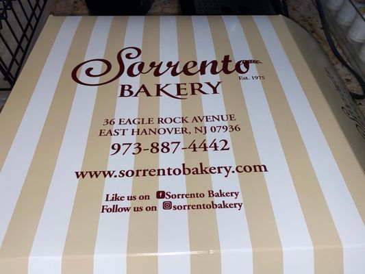Menu photo 5 Sorrento Bakery East Hanover, NJ Menu photo 5 Sorrento Bakery East Hanover, NJ