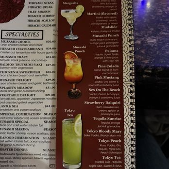 Musashi - Menu from November 2025 - Japanese Near Me - Tracy, California