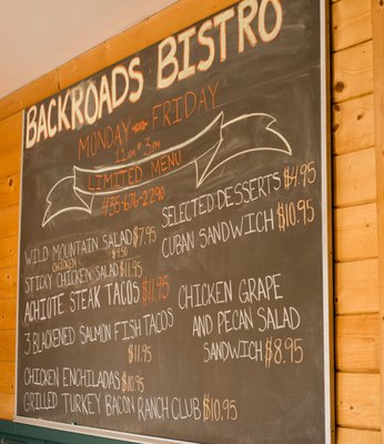 Menu photo 8 Backroads Bistro Panguitch, UT Menu photo 8 Backroads Bistro Panguitch, UT