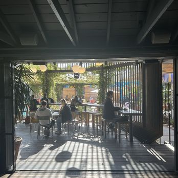 Cosmic Saltillo - Patio area - Coffee & Tea Near Me - Austin, Texas