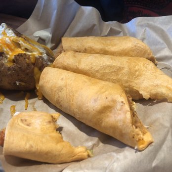 Cheddar's Scratch Kitchen - Buffalo chicken wrap with loaded baked potato - American Near Me - Columbus, Georgia Cheddar's Scratch Kitchen - Buffalo chicken wrap with loaded baked potato - American Near Me - Columbus, Georgia