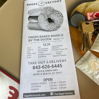 Bagel Factory - Bakeries Near Me - Myrtle Beach, South Carolina Bagel Factory - Bakeries Near Me - Myrtle Beach, South Carolina