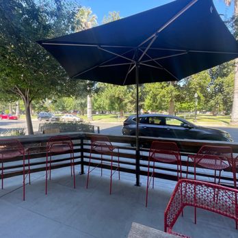 Temple Coffee - Outdoor patio in front. - Coffee & Tea Near Me - Sacramento, California