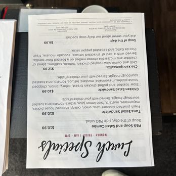 Pat and Gracie's - Lunch specials - American Near Me - Columbus, Ohio
