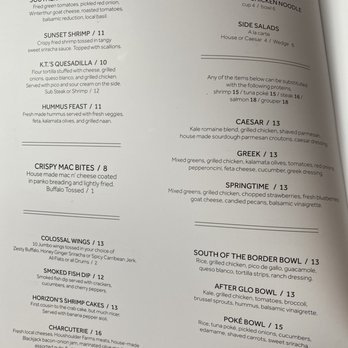 Horizons Bar & Grille - Menu - Sports Bars Near Me - Tallahassee, Florida