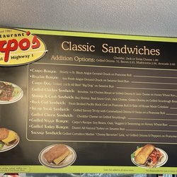 Carpo's Restaurant - Menu: 04-2025