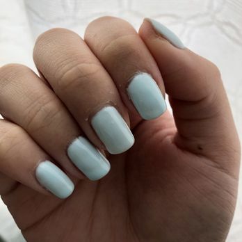 Caesars Nails & Spa - Cuticle area isn't painted evenly or trimmed well - Nail Salons Near Me - Houston, Texas