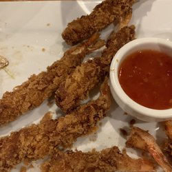 The Foreshore Bar & Restaurant - Over cooked panko prawns