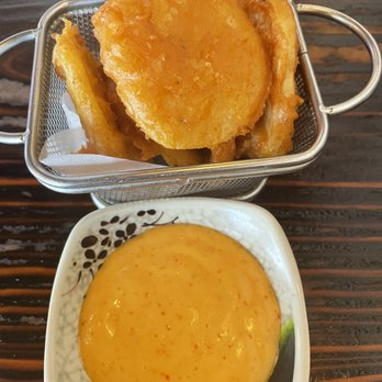 AJI Ramen - Sweet Potato Tempura appetizer. Recommend. - Ramen Near Me - Katy, Texas AJI Ramen - Sweet Potato Tempura appetizer. Recommend. - Ramen Near Me - Katy, Texas