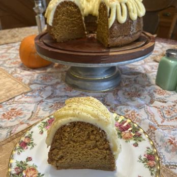 Old Town Farmstand - Pumpkin Bundt Cake with Cream Cheese Frosting - Farmers Market Near Me - Three Forks, Montana Old Town Farmstand - Pumpkin Bundt Cake with Cream Cheese Frosting - Farmers Market Near Me - Three Forks, Montana