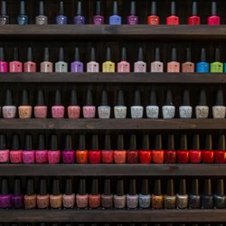 Amba Spa at Horseshoe Resort - Choose from over 140 different colors of OPI shellac and nail polish