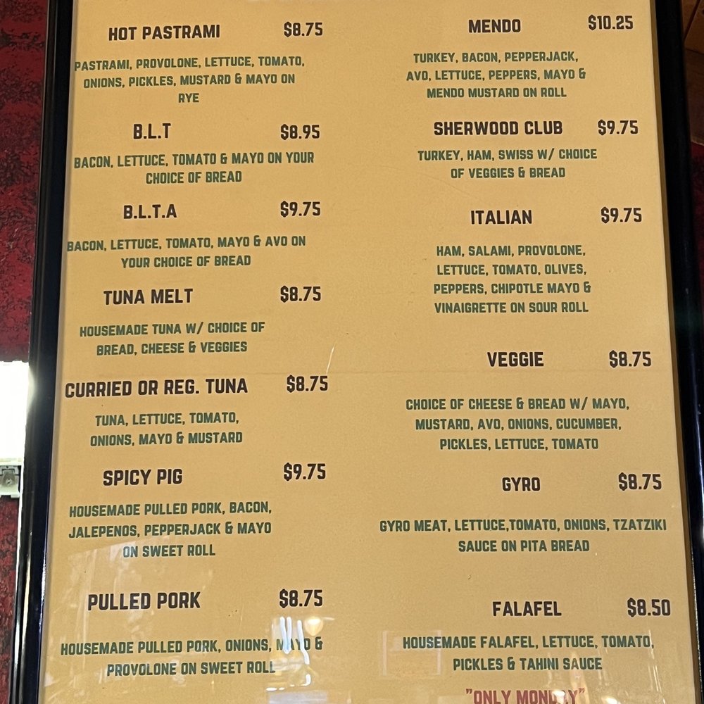 Karkar's Deli - Menu 1 - Delis Near Me - Willits, California