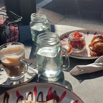 Chez Faby - Stuffed croissant (at the top) - French Near Me - Tampa, Florida