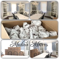 Medina Movers - Packing the Dining Room is our specialty... At Medina Movers we love taking care of your valuables.