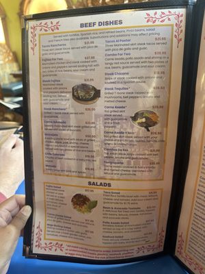 Menu photo 2 Tequilas Mexican Restaurant Ephrata, WA