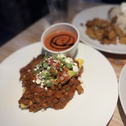 The Blue Door Cafe & Bakery - Southwestern short rib omelette