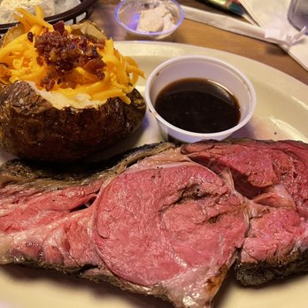Texas Roadhouse - prime rib and a loaded potato - American Near Me - Henderson, Nevada Texas Roadhouse - prime rib and a loaded potato - American Near Me - Henderson, Nevada