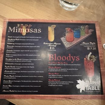 The Maple Table - Drinks - Salad Near Me - Racine, Wisconsin