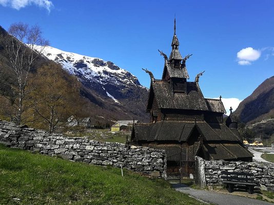 Borgund Stave Church by null