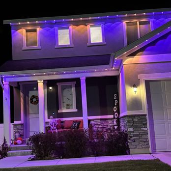 ShockWave Electric - Exterior permanent lights installed by ShockWave Electric. - Electricians Near Me ShockWave Electric - Exterior permanent lights installed by ShockWave Electric. - Electricians Near Me