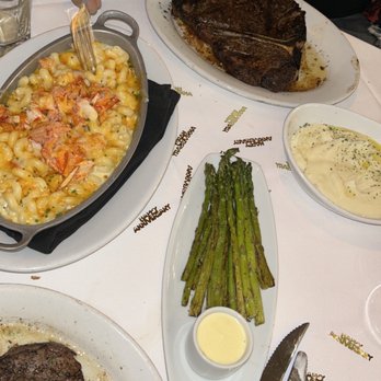 Ruth's Chris Steak House - Mac & cheese , FILET*, RIBEYE*,GRILLED ASPARAGUS, GARLIC MASHED - Seafood Near Me - Somerville, Massachusetts