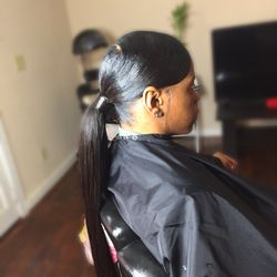 Astra Hair Studios - Deep Swoop Ponytail