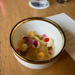 The Test Kitchen - Scallop, preserved lemon, dill