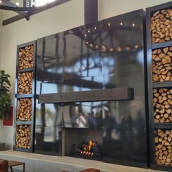 Fiorella's Event Space - Wood burning fireplace in the lobby