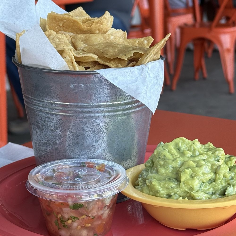 Chips and Chips, Salsa Fresca & Guacamole Chips and Chips, Salsa Fresca & Guacamole