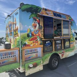 Kona Ice Beach Cities - The truck can be parked anywhere!