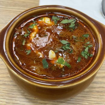 European Dumplings Cafe - Borsh Bowl (divided into 2 smaller bowl to share) - Ukrainian Near Me - Castle Hills, Texas European Dumplings Cafe - Borsh Bowl (divided into 2 smaller bowl to share) - Ukrainian Near Me - Castle Hills, Texas