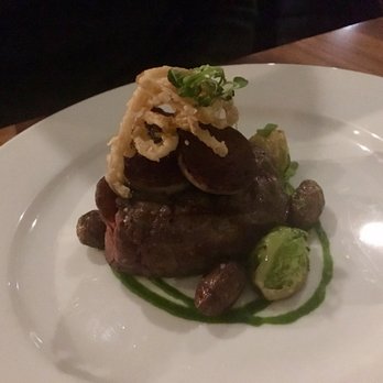 Vida - BEEF TENDERLOIN - boudin blanc / creamer potatoes / spinach purée / brussels sprouts - New American Near Me - Indianapolis, Indiana Vida - BEEF TENDERLOIN - boudin blanc / creamer potatoes / spinach purée / brussels sprouts - New American Near Me - Indianapolis, Indiana