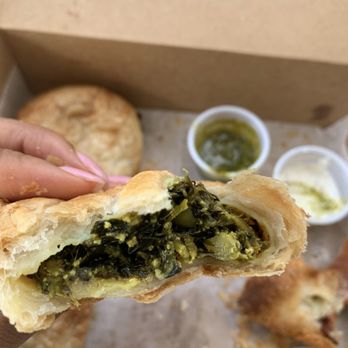 Vegan Delights - Miramar - Spinach and cheese pocket - Bakeries Near Me - Miramar, Florida Vegan Delights - Miramar - Spinach and cheese pocket - Bakeries Near Me - Miramar, Florida