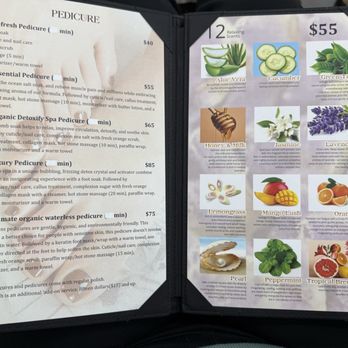 Bella Nails - Pedicure Menu - Nail Salons Near Me - Gig Harbor, Washington