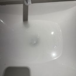 Slow draining sink, an hour after brushing my teeth