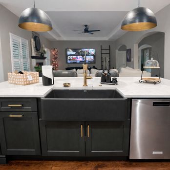Legacy Bath & Kitchen - Dropping a dual-level island into an expanded single level island improves flow and function. - General Contractors Near Me - San Antonio, Texas