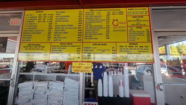 Menu photo 2 Clyde's Drive-In St. Ignace, MI Menu photo 2 Clyde's Drive-In St. Ignace, MI
