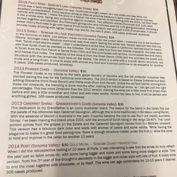 Loxton Cellars - Wine Descriptions - Wineries Near Me - Glen Ellen, California Loxton Cellars - Wine Descriptions - Wineries Near Me - Glen Ellen, California
