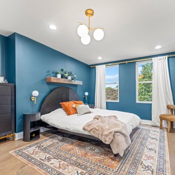 Splendid & Swanky - Interior Design project of a primary bedroom in Petworth, Washington DC - Interior Design Near Me Splendid & Swanky - Interior Design project of a primary bedroom in Petworth, Washington DC - Interior Design Near Me