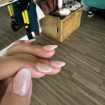 Glitz N Glam - Notice the gap between extension and cuticle - super poorly done. Taken one day after my appointment! - Nail Salons Near Me - San Francisco, California Glitz N Glam - Notice the gap between extension and cuticle - super poorly done. Taken one day after my appointment! - Nail Salons Near Me - San Francisco, California