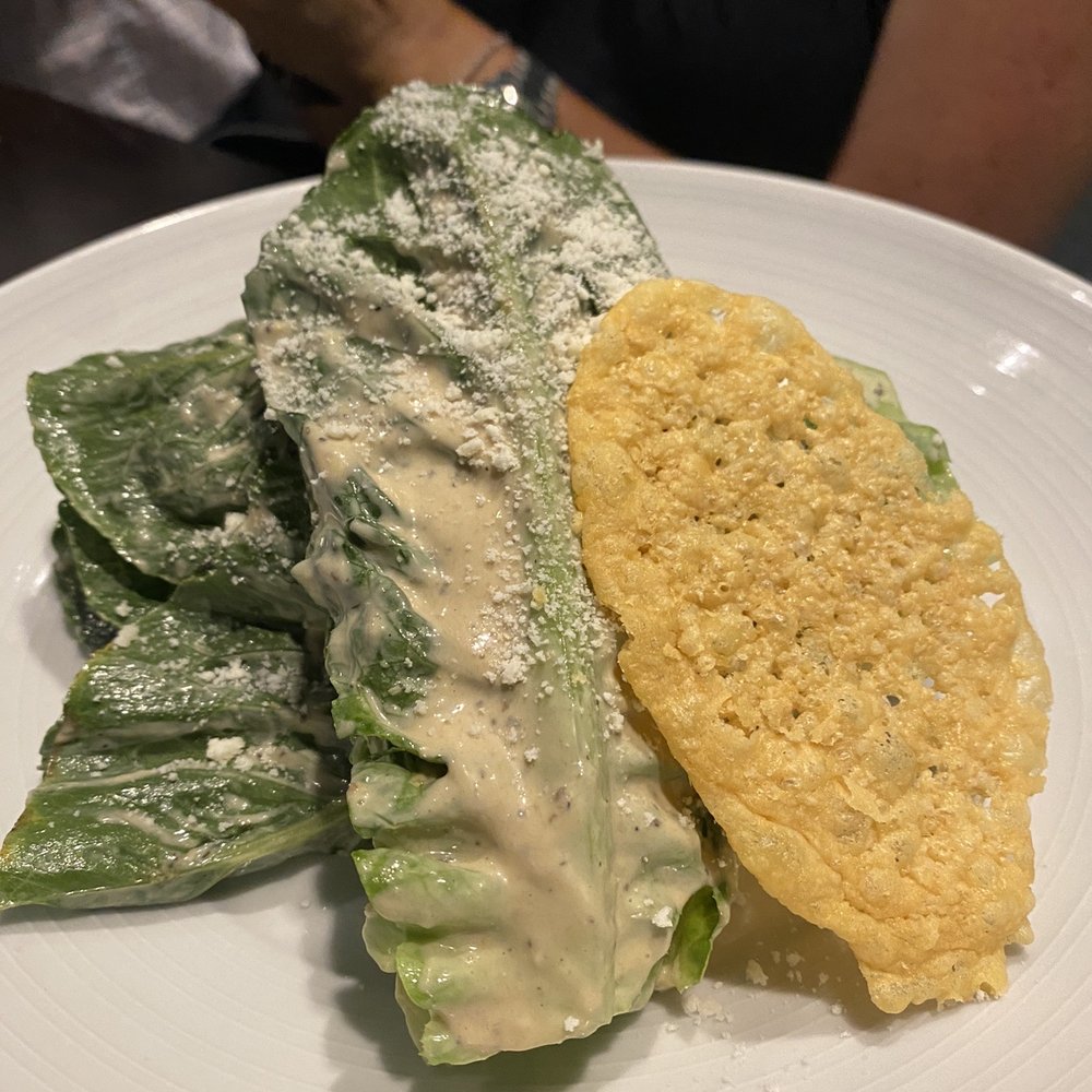 Plate - Caesar salad ! Excellent I was told - Italian Near Me - Leawood, Kansas Plate - Caesar salad ! Excellent I was told - Italian Near Me - Leawood, Kansas