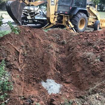 Jake's Backhoe & Dozer Service - Capping a sewer line - Demolition Services Near Me Jake's Backhoe & Dozer Service - Capping a sewer line - Demolition Services Near Me